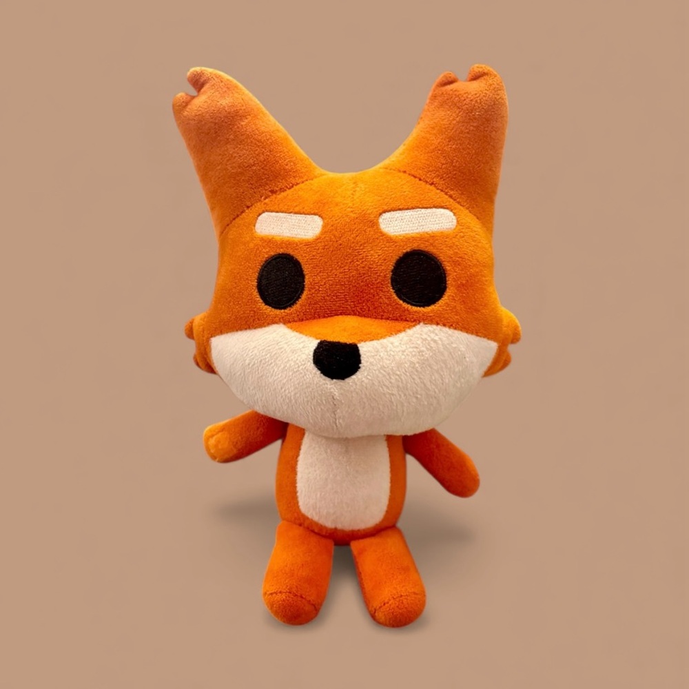 MakeShip Super Animal Royale Official Super  Fox Plush 10”